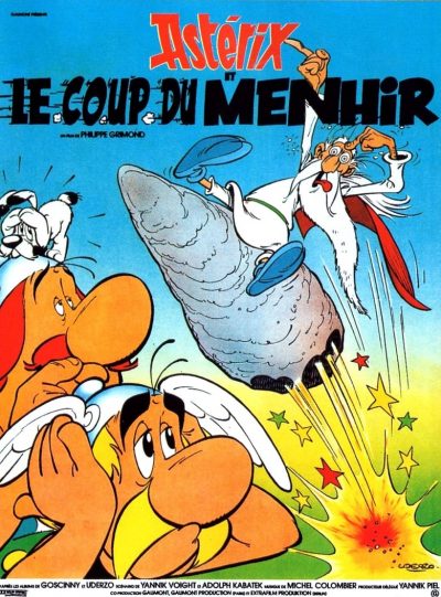 Astérix et le coup du menhir-poster-1989-1658612771