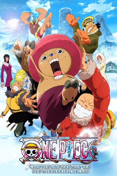 One Piece, film 9, Épisode de Chopper : Le Miracle des cerisiers en hiver-poster-2008-1661327766