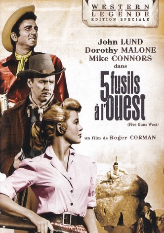 5 Fusils À l’Ouest-poster-1955-1752638182