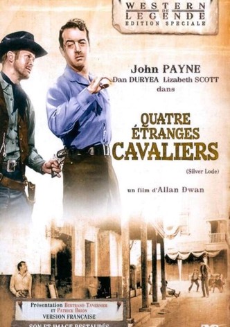 Quatre étranges cavaliers-poster-1954-1752638179