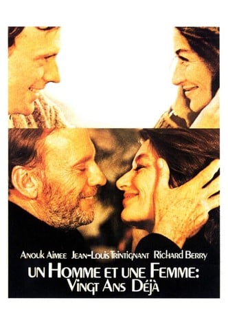 Un homme et une femme, 20 ans déjà-poster-1986-1754557415