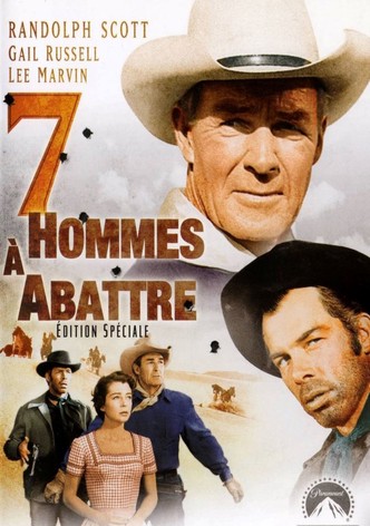 7 hommes à abattre-poster-1956-1759467720