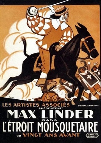 L’Étroit mousquetaire-poster-1922-1763805655