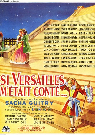 Si Versailles m&rsquo;était conté…-poster-1954-1765935839