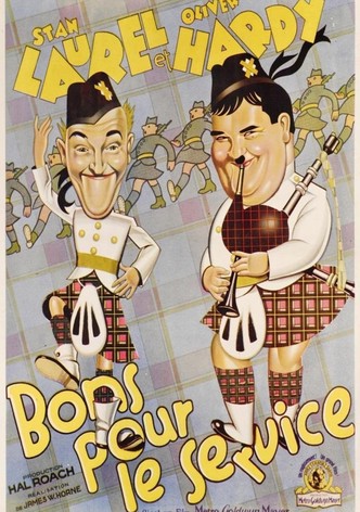Laurel et Hardy – Bons pour le service-poster-1935-1768547920