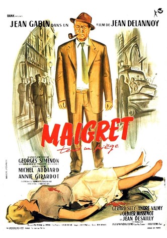 Maigret tend un piège-poster-1958-1768552343