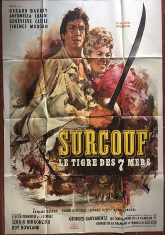 Surcouf, le tigre des sept mers-poster-1966-1768556936